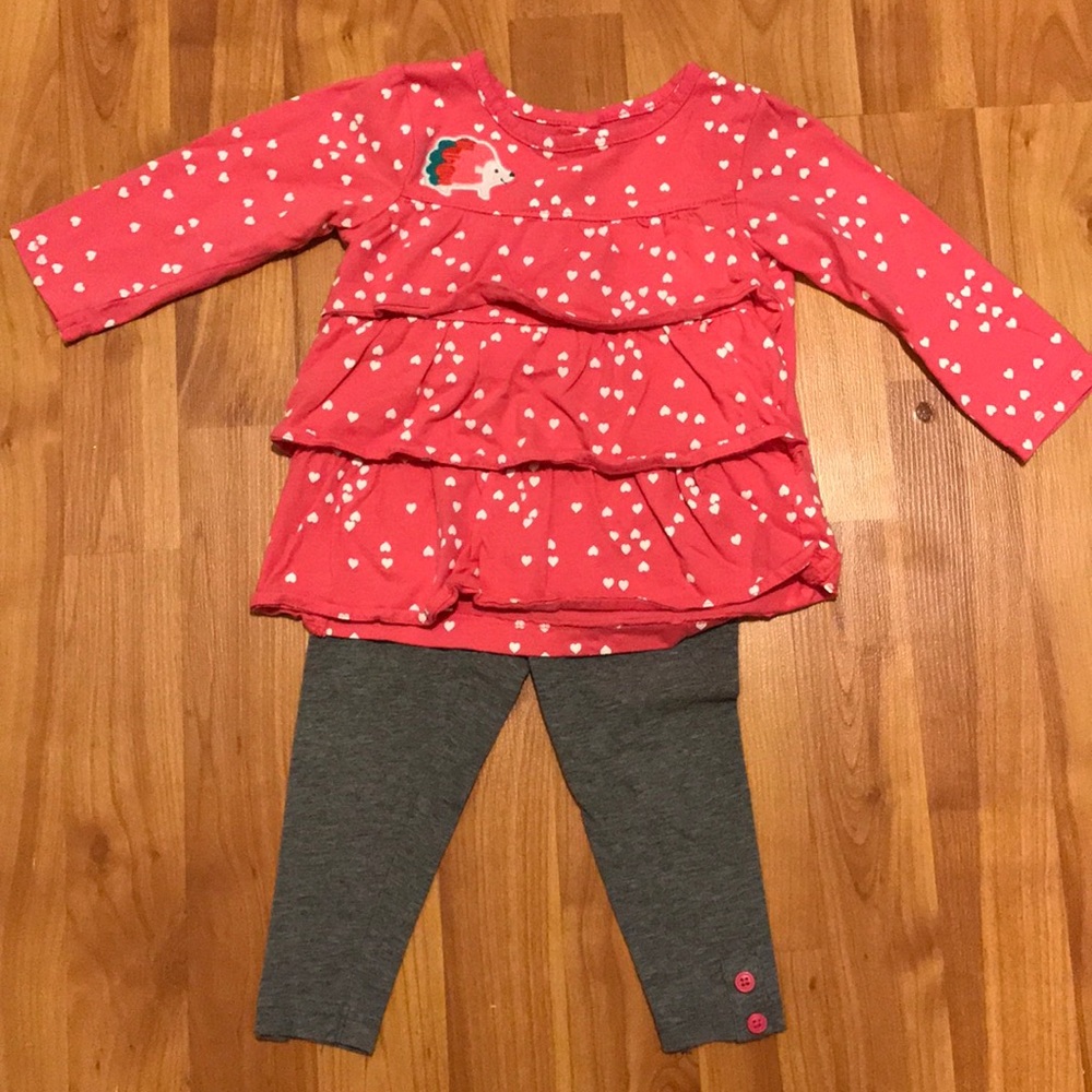🌼Carters Hedgehog Top and Bottom🌼